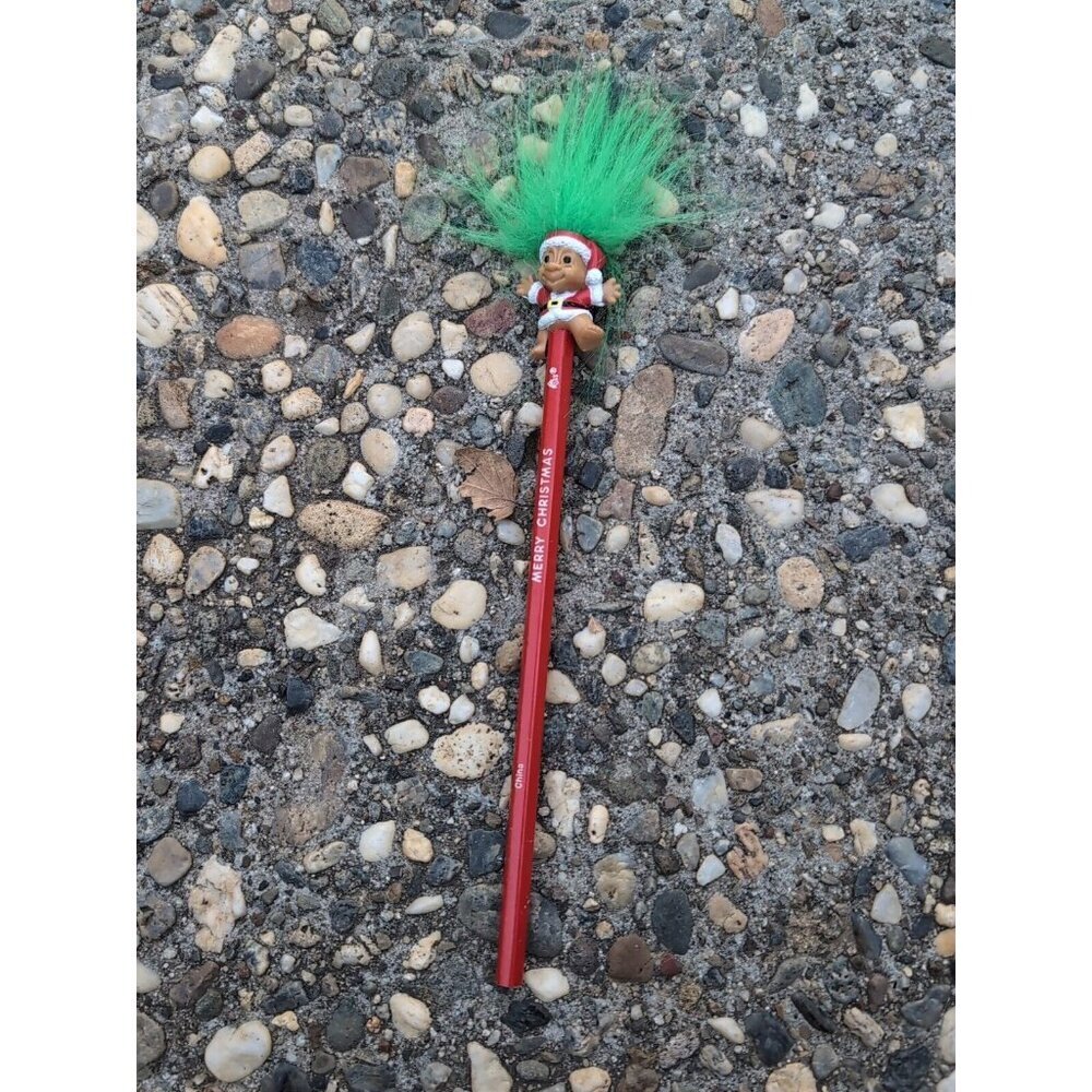 Vintage Retro Russ Red Father Merry Christmas Troll Santa Pencil Unused Russ